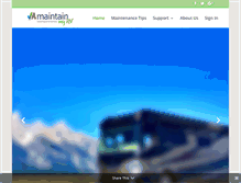 Tablet Screenshot of maintainmyrv.com